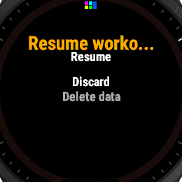 Recovery menu screenshot
