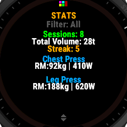 Stats screen preview